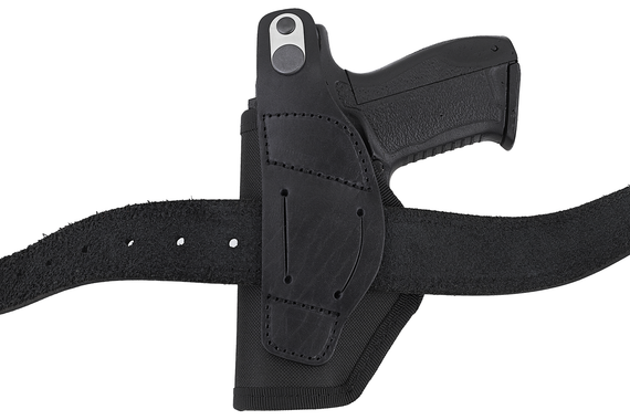 Кобура для Форт-17 поясна + прихованого внутрішньобрючного носіння (oxford 600D/шкіра, чорна) MAS | Зображення 3
