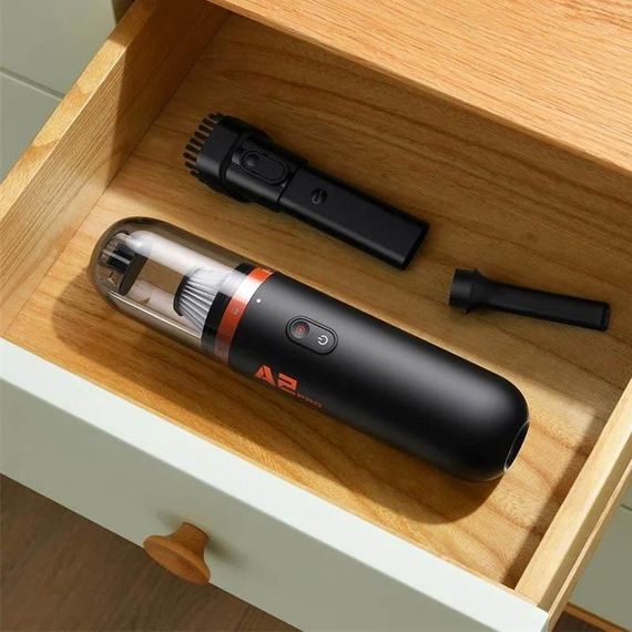 Портативный пылесос Baseus A2 Pro Car Vacuum Cleaner (6000pa) (VCAQ040001) Black | Зображення 7