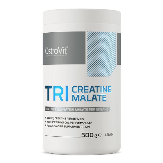 Креатин комплекс OstroVit TRI Creatine Malate 500 g /200 servings/ Lemon