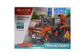 Конструктор ТРАНСПОРТ PL-921-440 Iblock, 15-227дет, Цена за 1 шт, инструкция на укр яз., наклейки, в коробке (6906128501198) Дорожная служба Вид 1