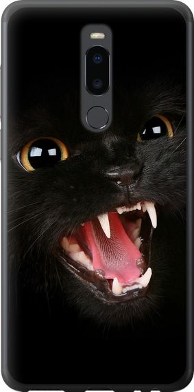 Чехол на Meizu Note 8 Чёрная кошка "932u-1610-17620"