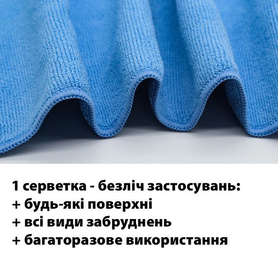 Серветка з мікрофібри універсальна жовта 30х30 см LoveYouHome | Зображення 5