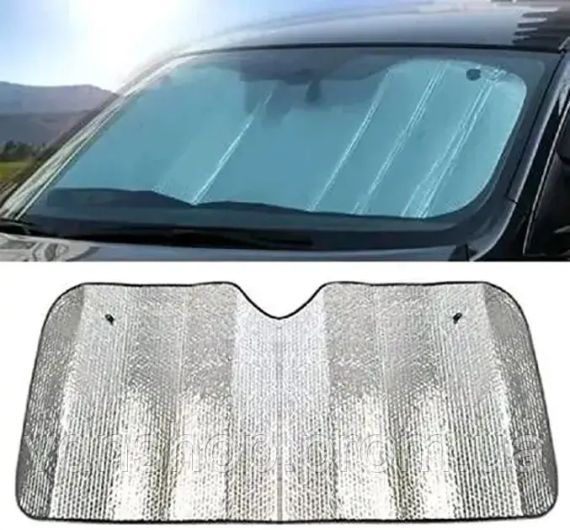 Сонцезахисна шторка на лобове скло 140*70 см