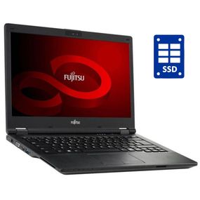 Ультрабук Б-класс Fujitsu LifeBook E548 / 14" (1920x1080) IPS / Intel Core i3-7130U (2 (4) ядра по 2.7 GHz) / 8 GB DDR4 / 256 GB SSD / Intel HD Graphics 620 / WebCam / Win 10 Pro б/у