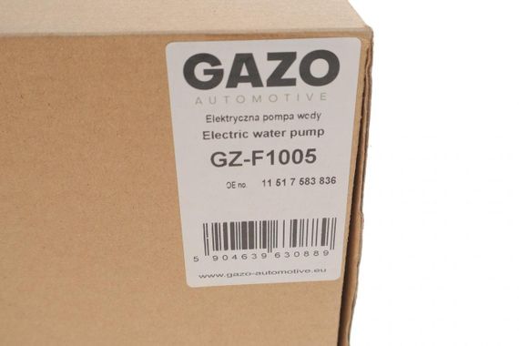 Помпа воды BMW 5 F10 F11 X3 F25 3.0 N52 N53 09- GZ-F1005 | Зображення 4