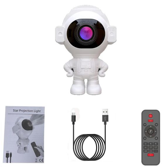 Проектор-нічник космонавт зоряне небо в дитячу, Проектор нічник галактика космос, Астронавт нічник MU-89 | Зображення 3
