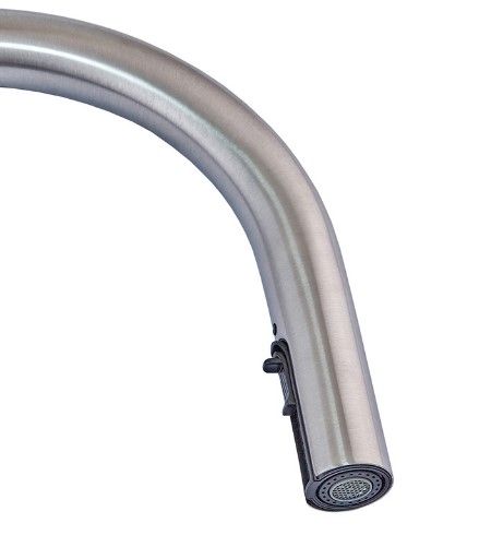 Змішувач для кухні Mixxus з висувною лійкою LUX-014 Hidden (MI6231) | Зображення 2