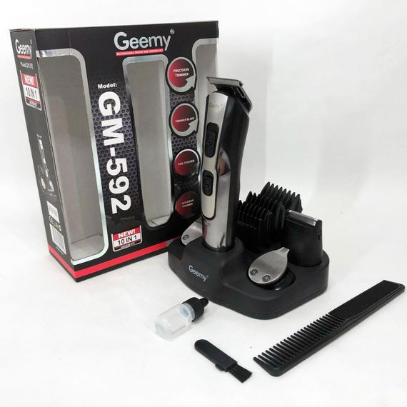 Набір для стрижки з зарядкою, Професійна машинка для стрижки волосся та бороди, Тример бездротовий YN-22 | Зображення 5