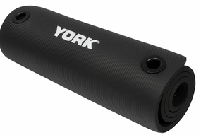 Мат для фітнесу з отворами York Fitness NBR 1см чорний