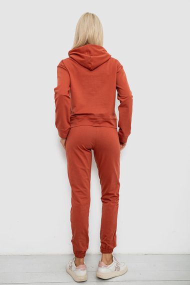 Спортивный костюм женский двухнитка, цвет терракотовый, 214R1419-002 | Зображення 3