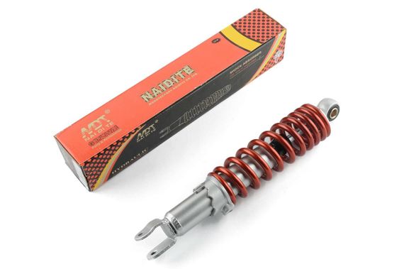 Амортизатор   GY6, DIO, LEAD   280mm, регулируемый   (красный)   NDT