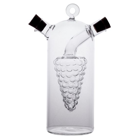 Бутылка для масла и уксуса 2 в 1 двойная 380 мл стекло HP-34-12 | Зображення 2