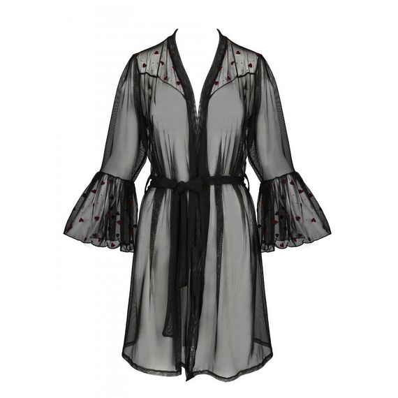 Повітряний пеньюар LOVELIA PEIGNOIR black - Passion, L/XL | Зображення 4