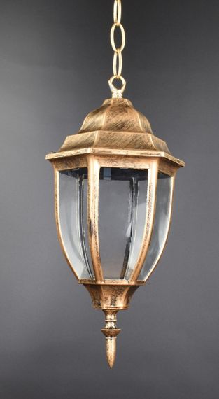 Ліхтар підвісний 25504 Золото 35-85х15х20 см. | Зображення 1