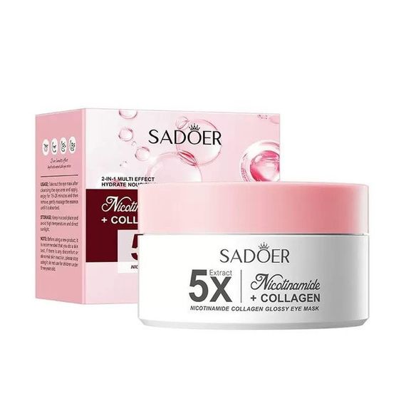 Гідрогелеві патчі з ніацинамідом і колагеном Sadoer Nicotinamide Collagen, 80 шт/100г
