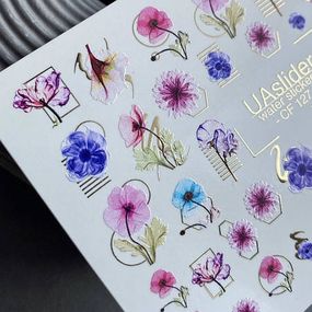 Фольгированый слайдер UAslider CF 127 на водяной основе (7x10см)