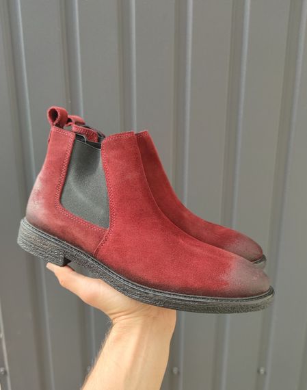 Чоловічі челсі натуральний замш 40 41 розмір | Зображення 1