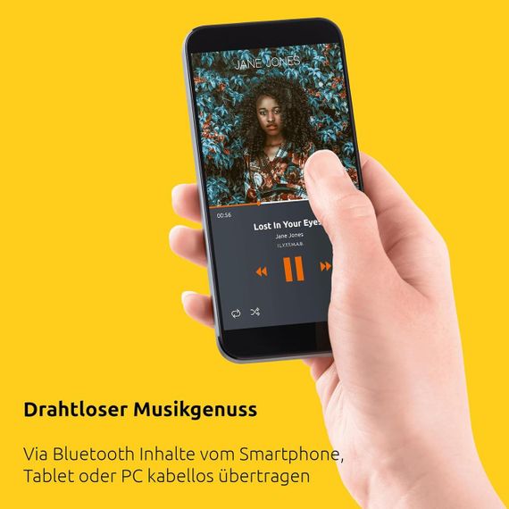 Интернет-радио TechniSat стерео с Bluetooth, DAB+, FM, WLAN, будильником управление с приложения радиоприемник | Зображення 7