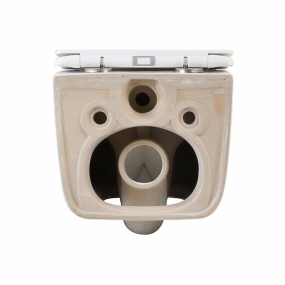 Унитаз подвесной Qtap Taurus Ultra Quiet 515×360×350 мм, White, с сиденьем Slim Duroplast / Soft-close / Quick Release | Зображення 6