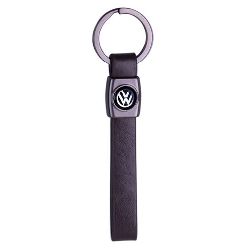 Брелок шкіряний довгий  VOLKSWAGEN