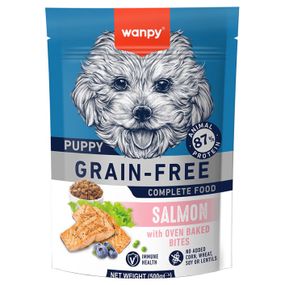 Сухий корм з лососем для цуценят Wanpy Puppy GF Salmon, 500 гр