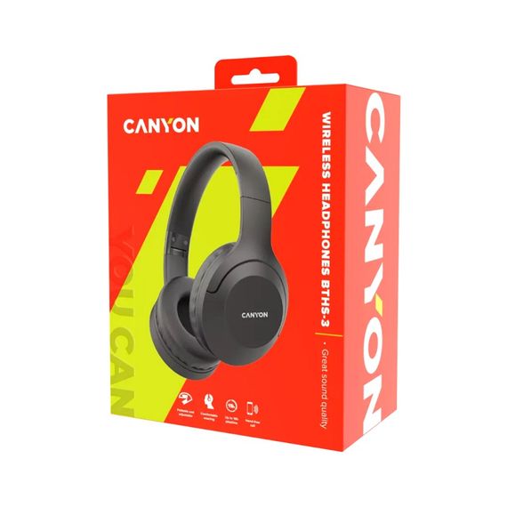 Навушники Canyon BTHS-3 Dark Grey (CNS-CBTHS3DG) | Зображення 4