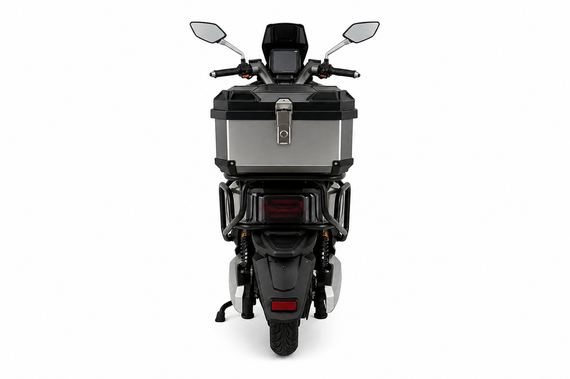 Электроскутер 2000W V-1 LFP 76.8V 30Ah LiFePO4, запас хода 80 км, городской электроскутер с кофром | Зображення 3