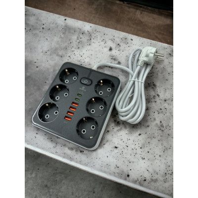 Сетевой фильтр питания XoKo XK-SP-6-4-2-BK | Зображення 3