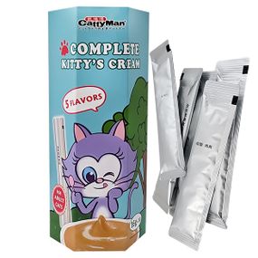 Лакомство для котов CattyMan Complete Kitty’s Cream ассорти вкусов 160 гр