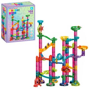 Детский конструктор "Лабиринт-горки" K36 свет, 105 деталей