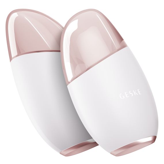 Масажер для обличчя GESKE Cool&Warm Eye and Face Massager 7в1 starlight, Бежевий | Зображення 5