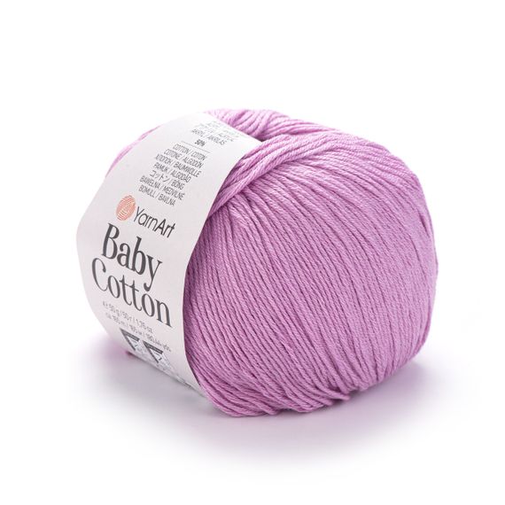 Пряжа YarnArt Baby Cotton No 415 (Ярнарт Бебі Коттон) 50 г / 165 м напівбавовна для дитячих речей та іграшок амігурумі