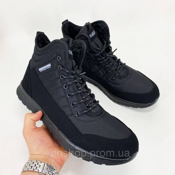 Теплі зручні якісні зимові черевики 41р, Чоловічі осінні кросівки, Зимові чоловічі черевики оригінал KO-81 | Зображення 3