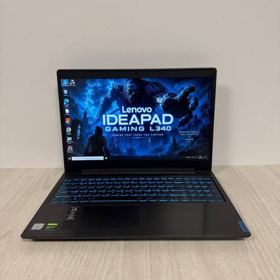Ігровий ноутбук Б-клас Lenovo IdeaPad L340-15IRH Gaming / 15.6" (1920x1080) IPS / Intel Core i5-9300HF (4 (8) ядра по 2.4 - 4.1 GHz) / 16 GB DDR4 / 256 GB SSD + 1000 GB HDD / nVidia GeForce GTX 1650, 4 GB GDDR5, 128-bit / WebCam б/в | Зображення 1