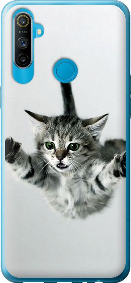 Чехол на Realme C3 Летящий котёнок "2322u-1889-17620"