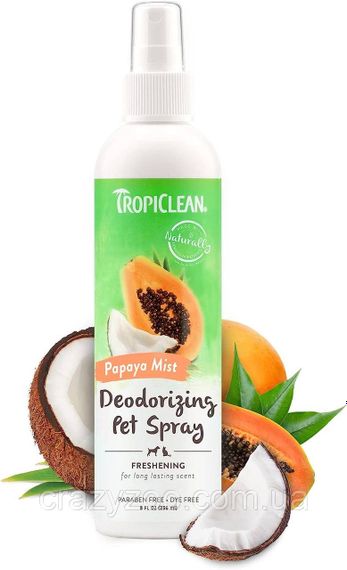 Парфюм для собак и котов TropiClean Papaya Mist 236 мл 861305 | Зображення 1