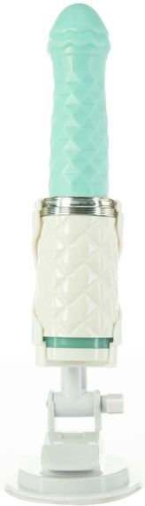 Роскошный вибратор-пульсатор с присоской Pillow Talk - Feisty Thrusting Vibrator Teal sexstyle | Зображення 3