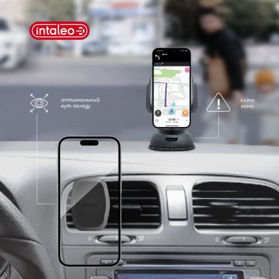 Универсальный автодержатель Intaleo CM05GG 6xN52 Black (1283126576003) | Зображення 4