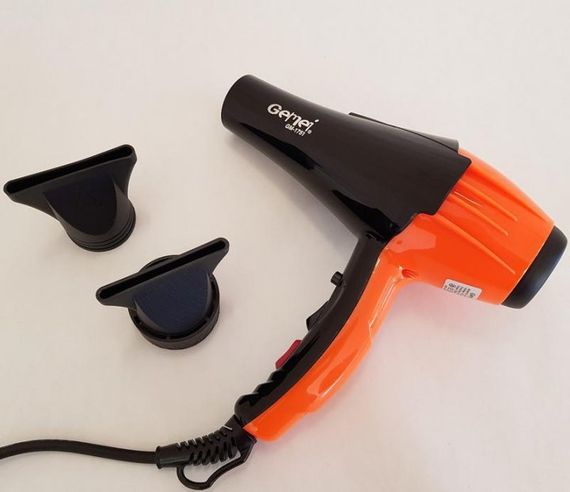 Фен професійний для волосся з насадкою GEMEI GM1751 2200 Вт чорний (LP-91045) | Зображення 4