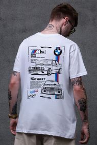 Оверсайз Футболка Without З Принтом BMW White