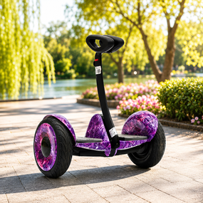 Сигвей Segway Ninebot Mini 54v 10.5 Bluetooth, APP, подсветка Розовый космос MBL-515