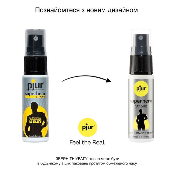 Спрей-пролонгатор pjur Superhero Strong Spray 20 ml (м'яте паковання!!!) | Зображення 4