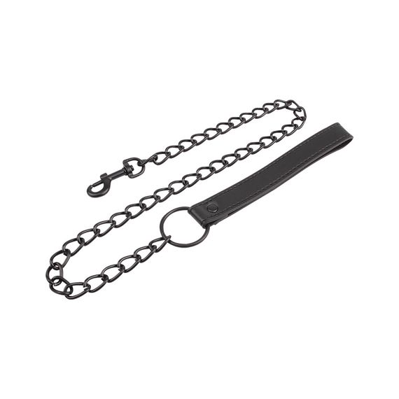 Поводок для ошейника Chisa Fierce Euphoria Fetish Connector, черный sexstyle | Зображення 1