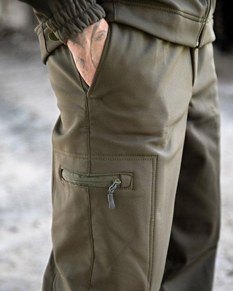 Тактичний костюм софтшел REVIVAL олива НП4862 | Зображення 7