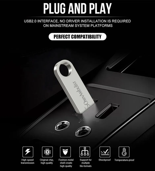 Флеш память USB SV SomnAmbulist Черный, 16 GB | Зображення 1