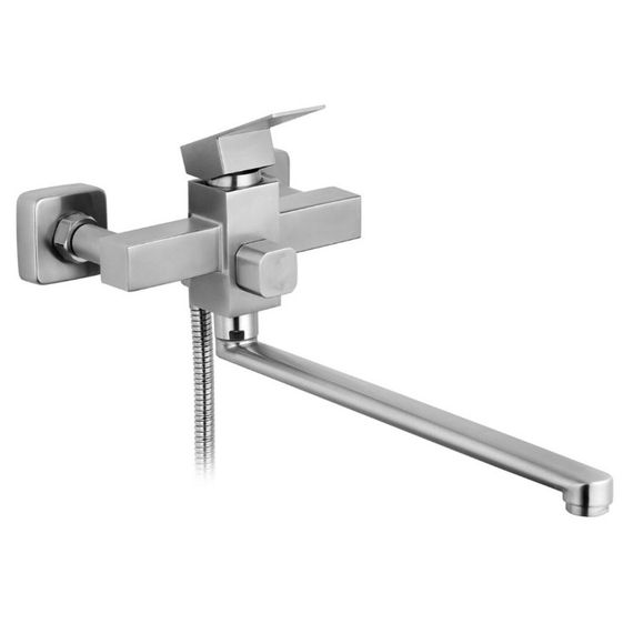 Змішувач для ванни Kroner KRP Edelstahl Kubus-ESG071 (CV036661)