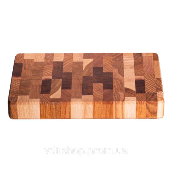 Обробна дошка з дуба 35×25 см Доміно, дерев’яна кухонна дошка для нарізання та сервірування страв C51W250350D | Зображення 2