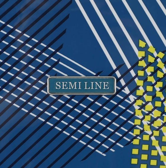 Валіза Semi Line 24" (M) Blue Pattern (T5652-2) (DAS302327) | Зображення 1