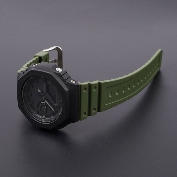 Ремінець для Годинник C2asio G-Shock GA-2100 Army Green SI | Зображення 4