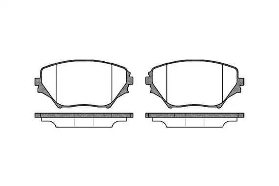 Колодки передні гальмівні Toyota RAV4 94-05 (sumitomo), WOKING (P913300) | Зображення 6
